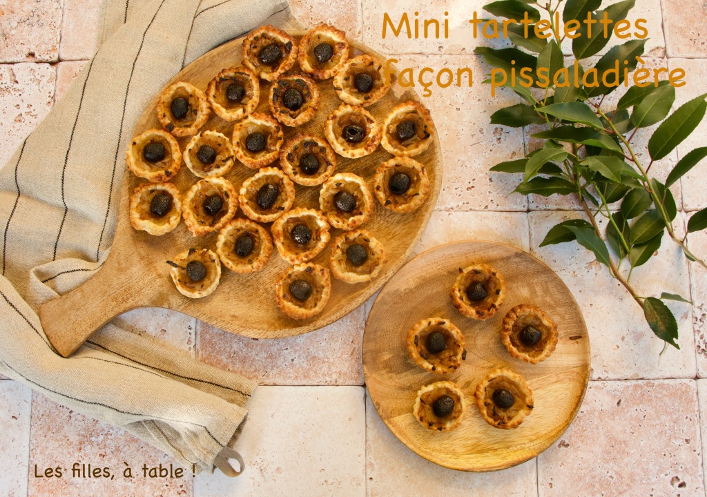 Mini tartelettes façon pissaladière